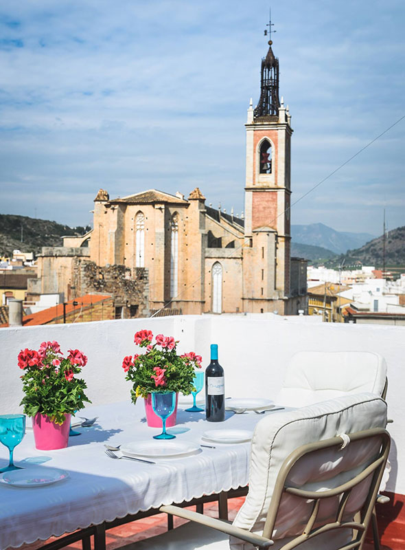 TERRAZA CON VISTAS EN SAGUNTO